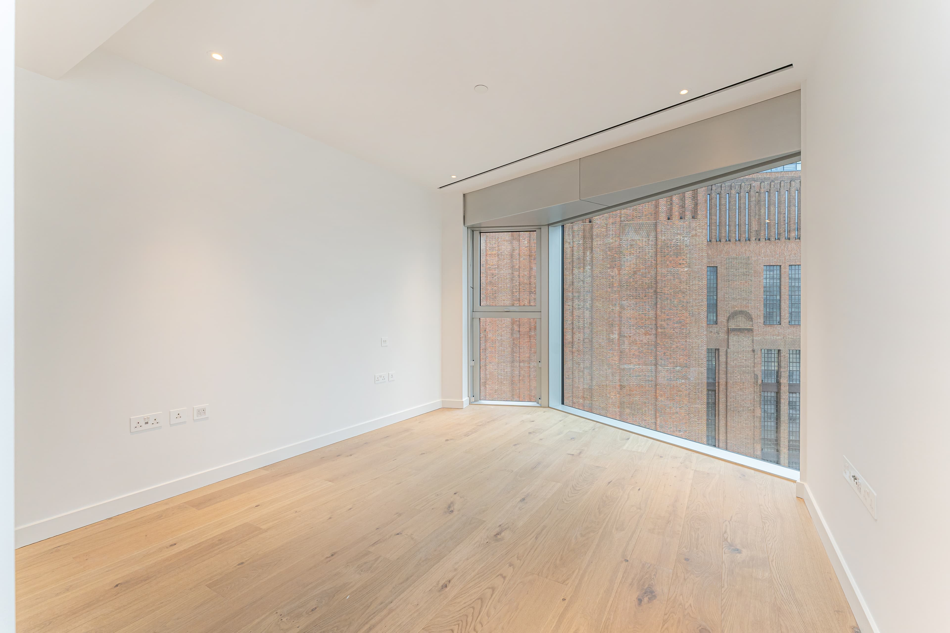 Property before staging - empty living room